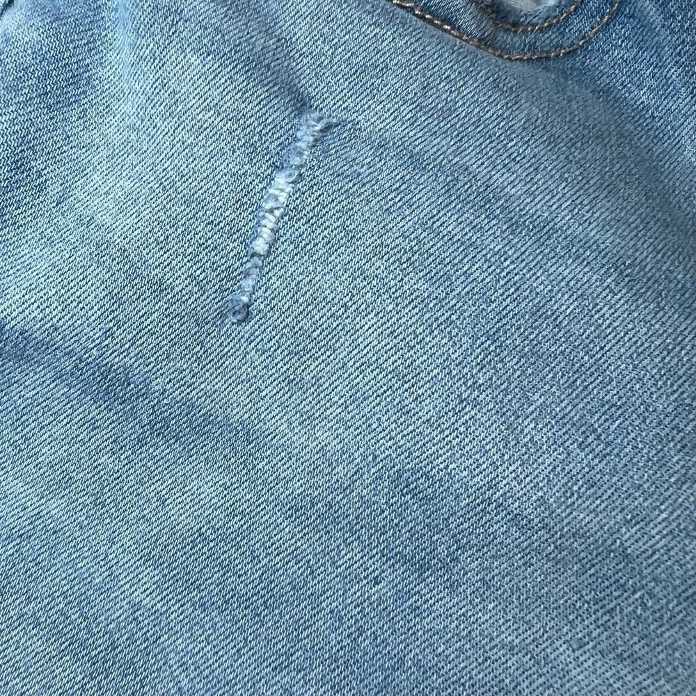 Aeropostale Womens Size 8 Super High Rise Jeggings Distressed Jean Frayed Hem - Picture 14 of 16